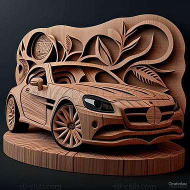 3D модель Mercedes Benz SLK (STL)
